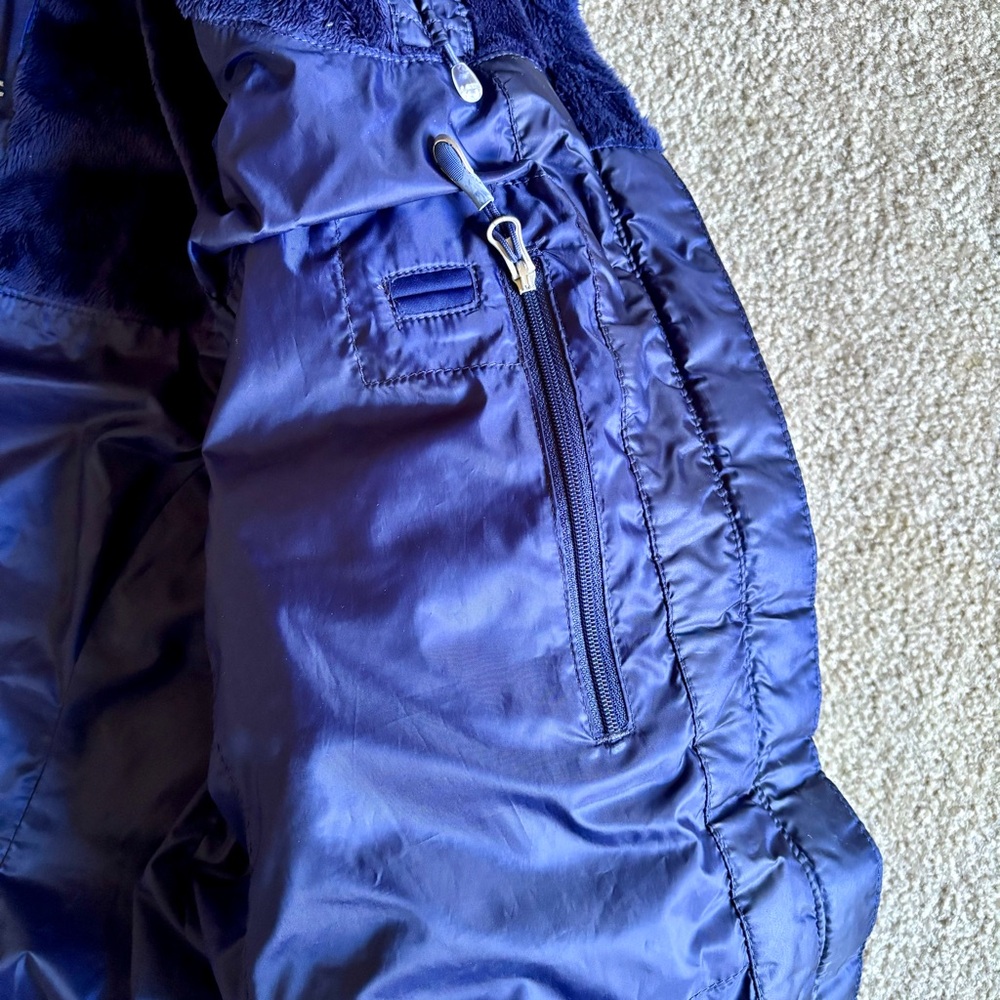 L.L.Bean Goose Down Hooded Puffer Jacket Navy Blue Women’s M - Picture 6 of 7